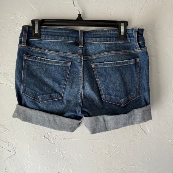 J Brand Rolled Cuff Denim Shorts Size 29 Mid Rise‎ Stretch Jean Summer Casual - Picture 4 of 8